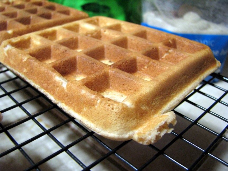 Glorious, golden waffles